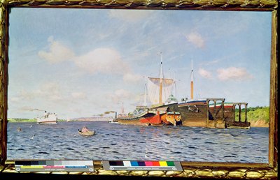 Viento fresco en el Volga, 1895 de Isaak Ilyich Levitan